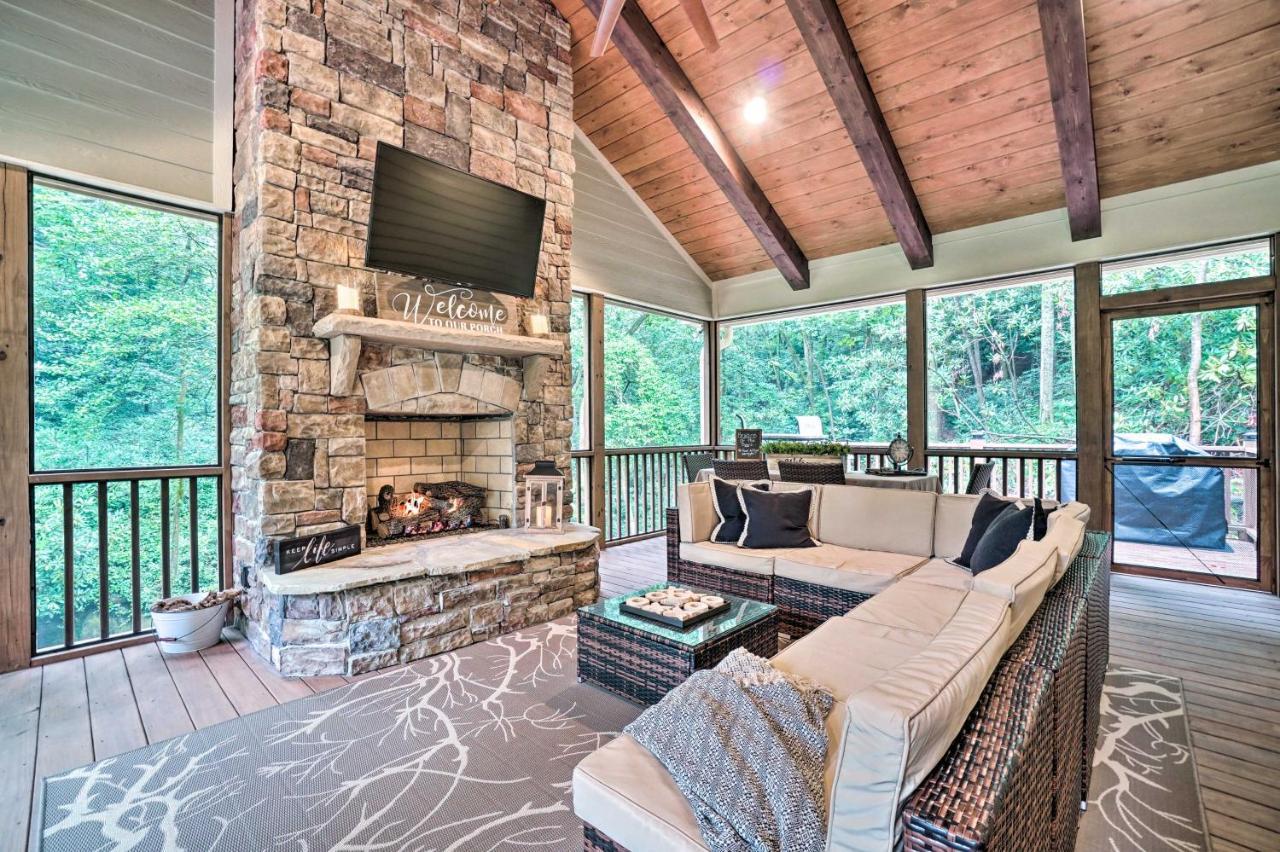 Hootenanny At Horton Creek Creekside Escape! هيلين المظهر الخارجي الصورة